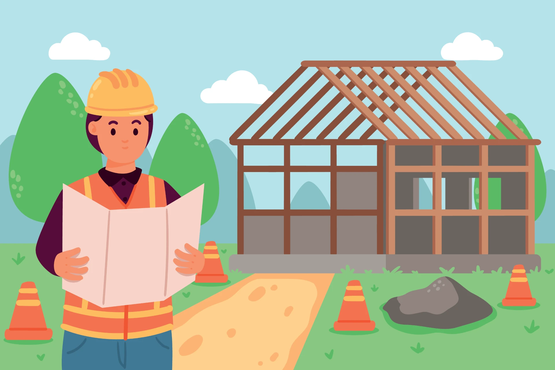 Sfeerafbeelding van woningbouw